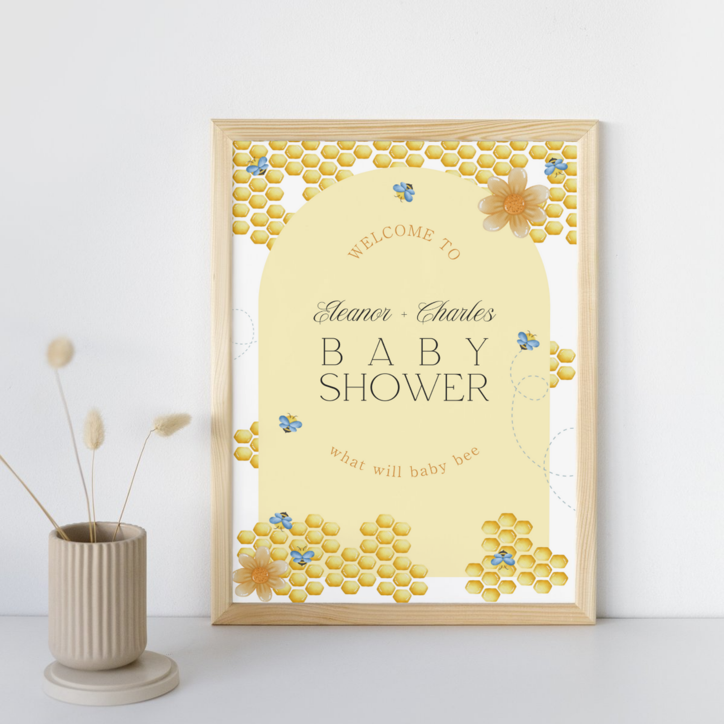 Sweet as Honey, Baby's on the way | Bumble Bee Baby Shower | What will baby bee | Gender Reveal